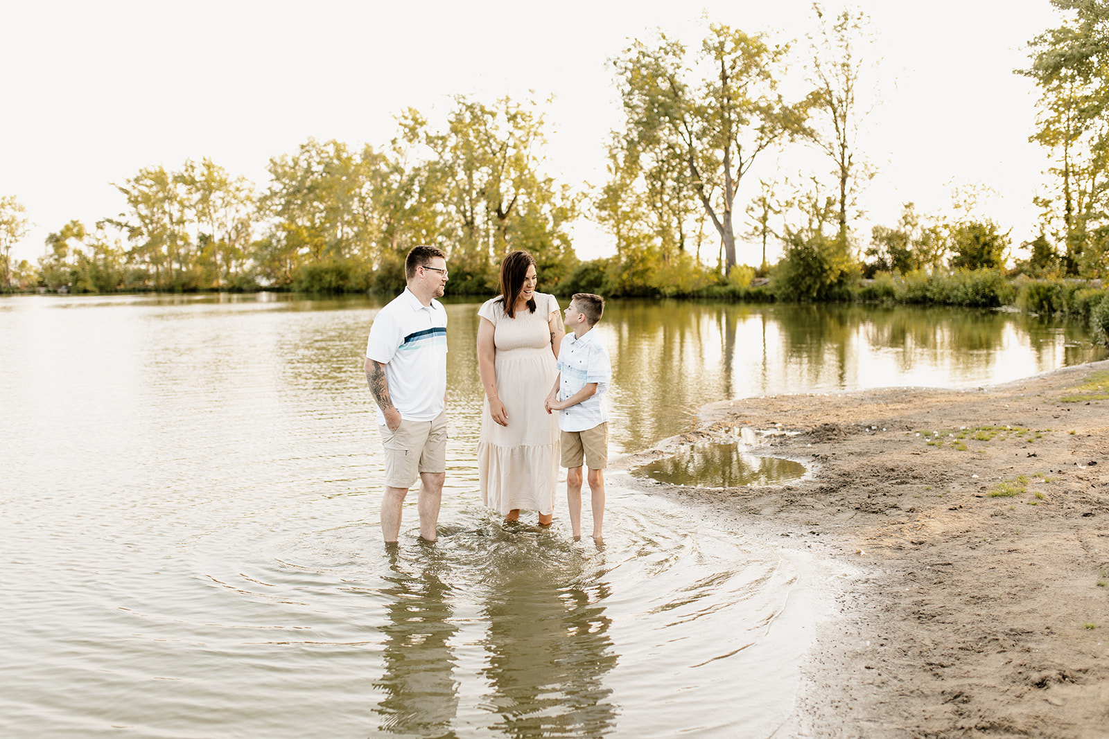 Lakeside Sunset Summer Mini Session